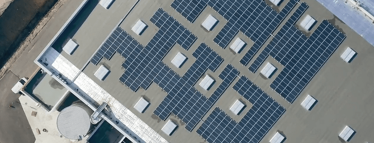 Installation photovoltaïque centre logistique de Rexel